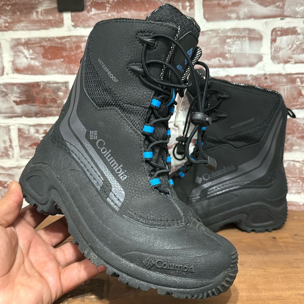 Columbia Omni-Heat Waterproof 400G Winter Boots Thinsulate Youth sz 4‎